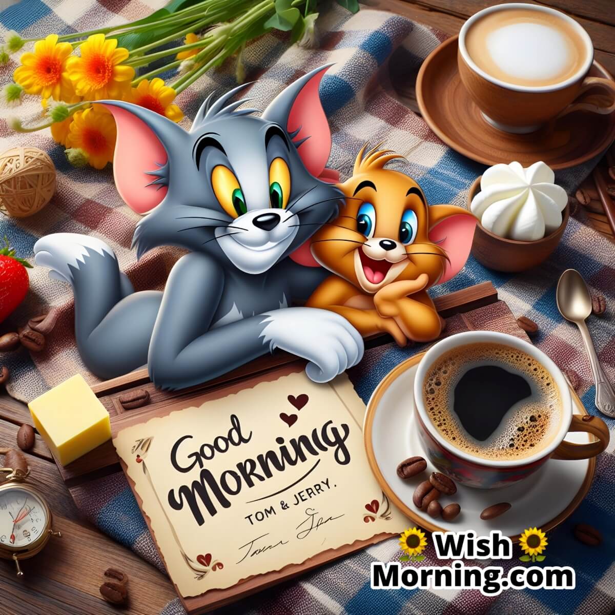 Good Morning Tom And Jerry