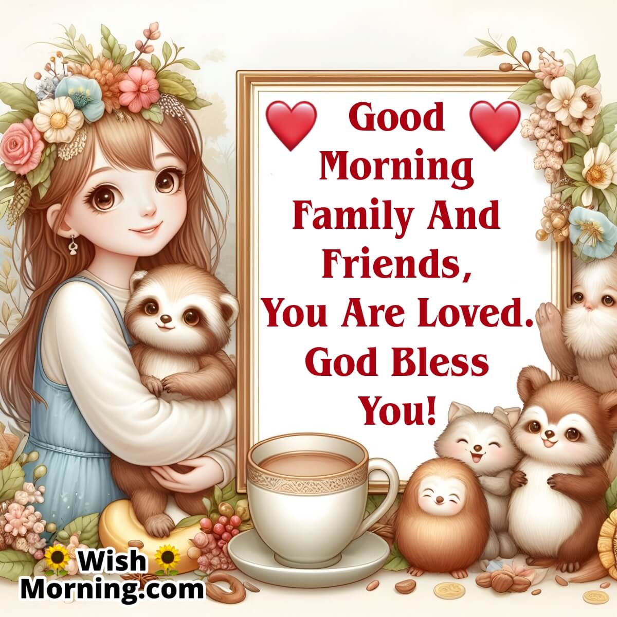 Good Morning Family And Friends, God Bless You