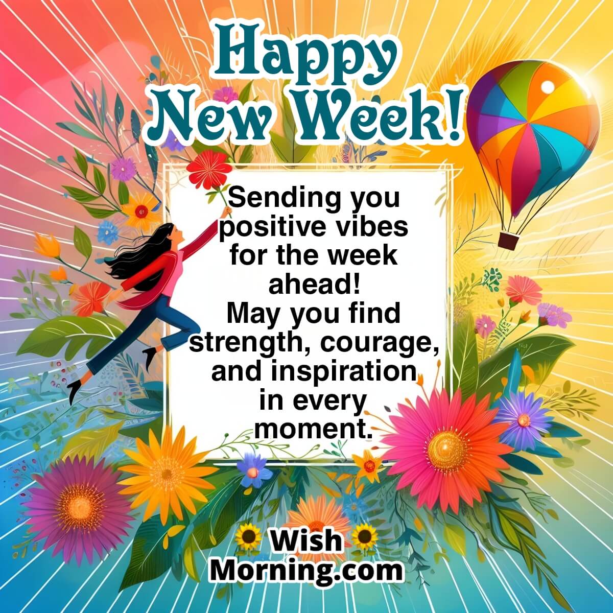 Happy New Week Inspirational Message