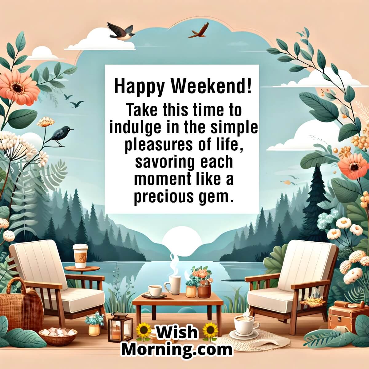 Happy Weekend Message Image