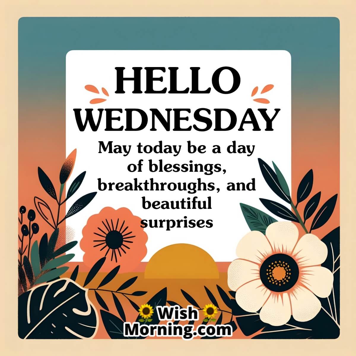 Hello Wednesday Message