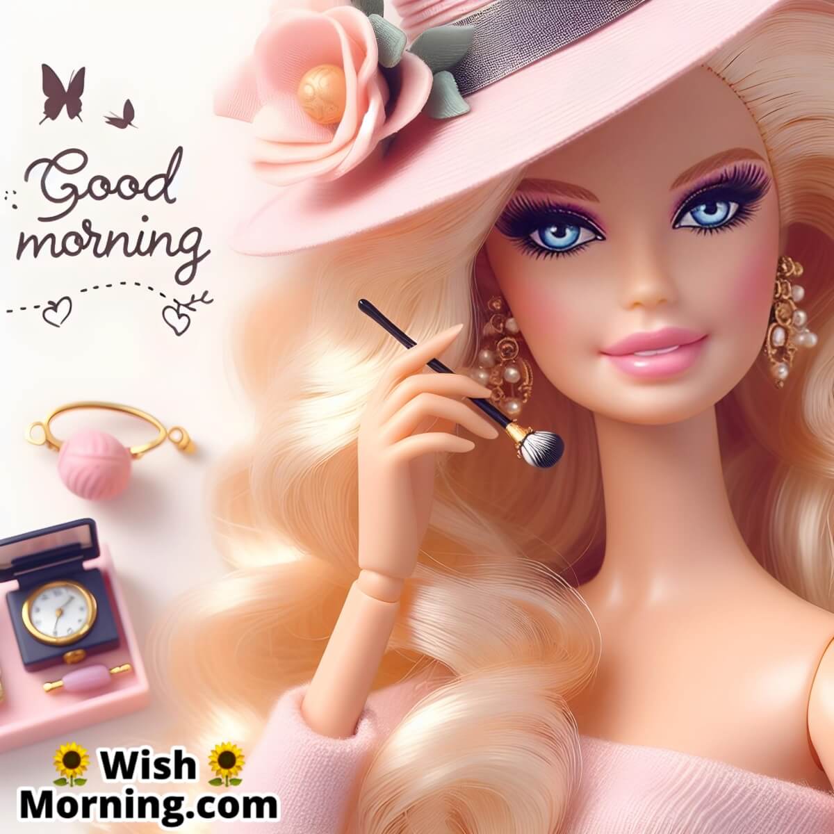 Barbie Fashion Doll Morning Card