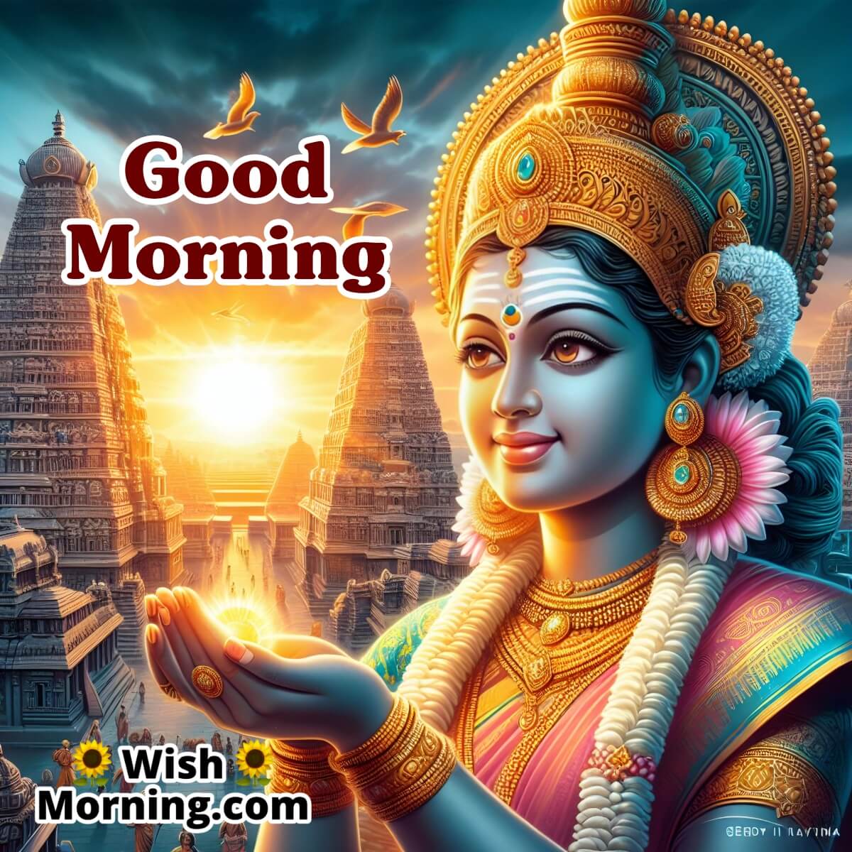 Devotional Greetings From Goddess Kamakshi