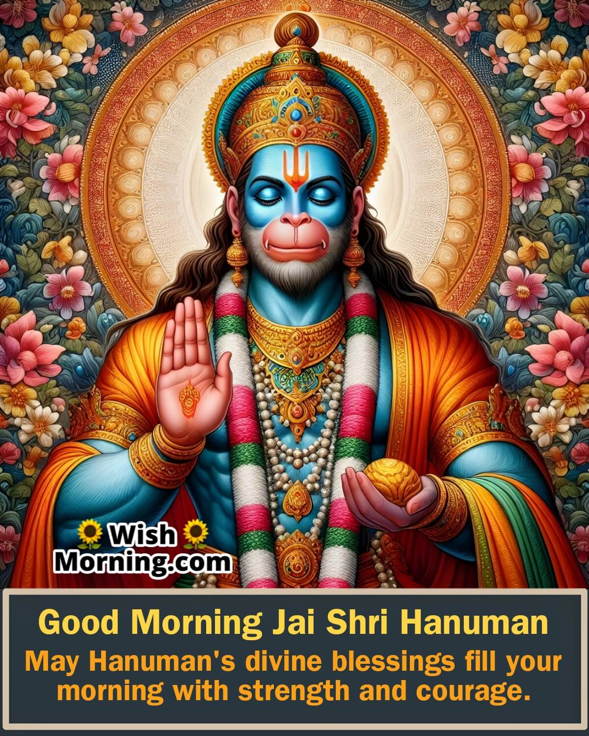 Divine Dawn With Hanuman