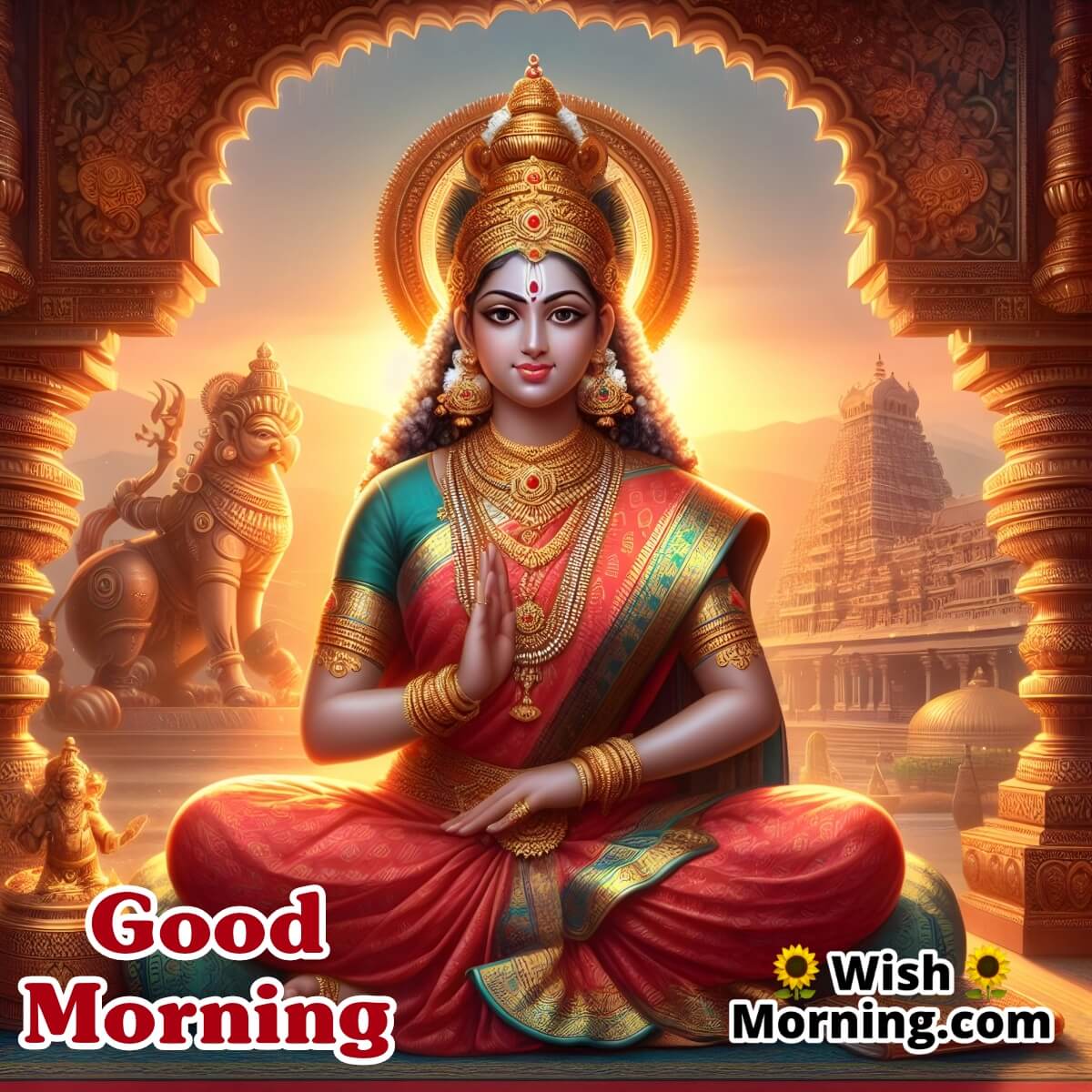 Goddess Kamakshi's Dawn Delights