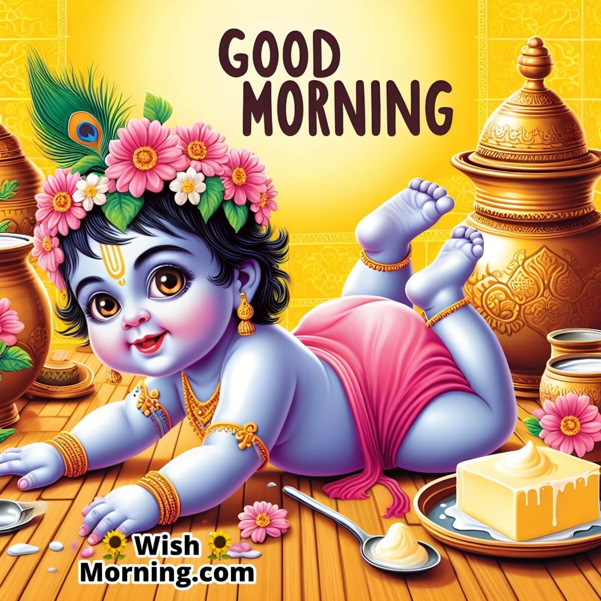 Good Morning Bal Krishna Image