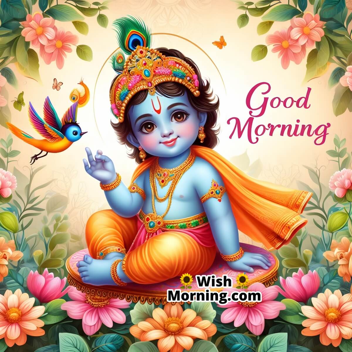 Good Morning Bal Krishna Images