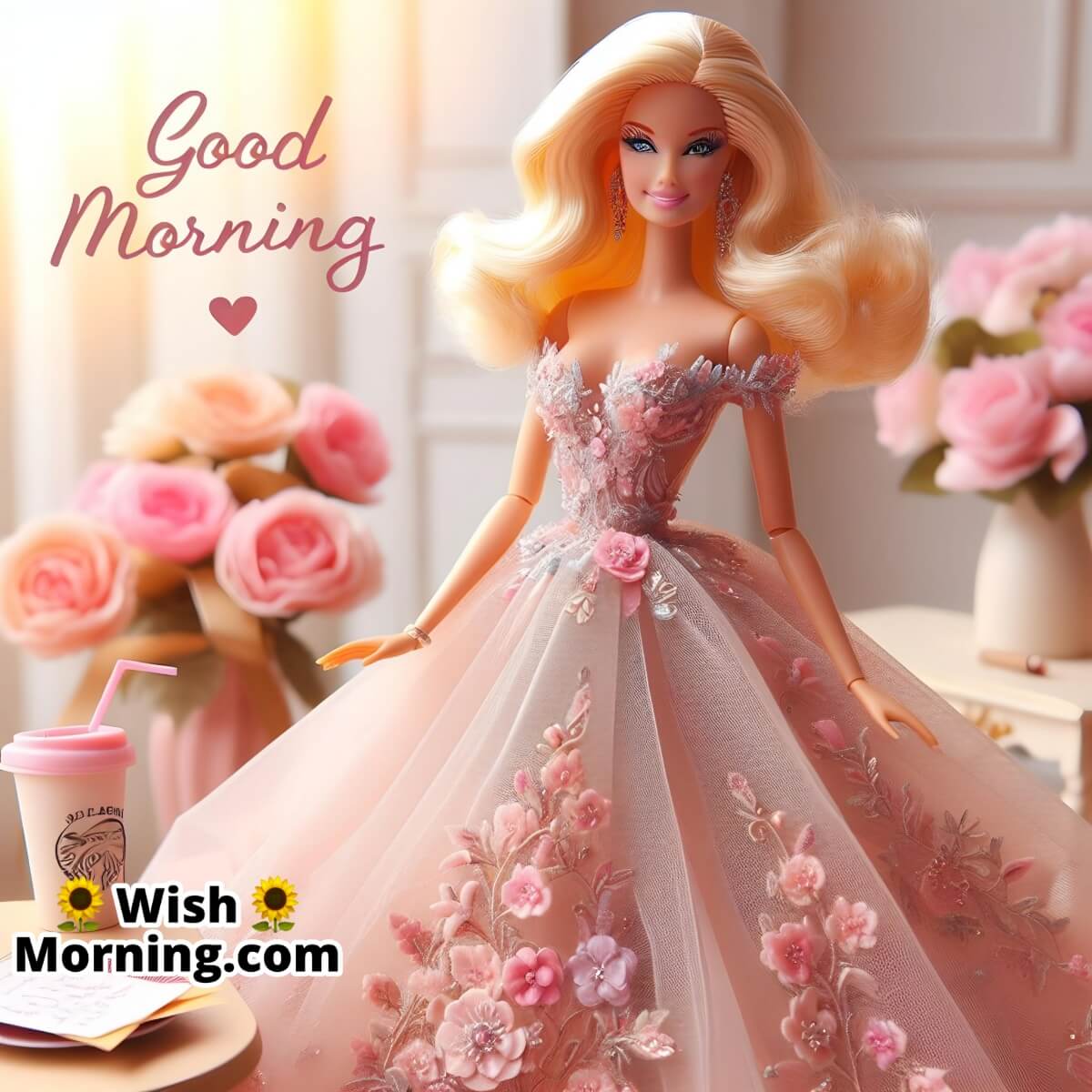 Good Morning Barbie Doll Images