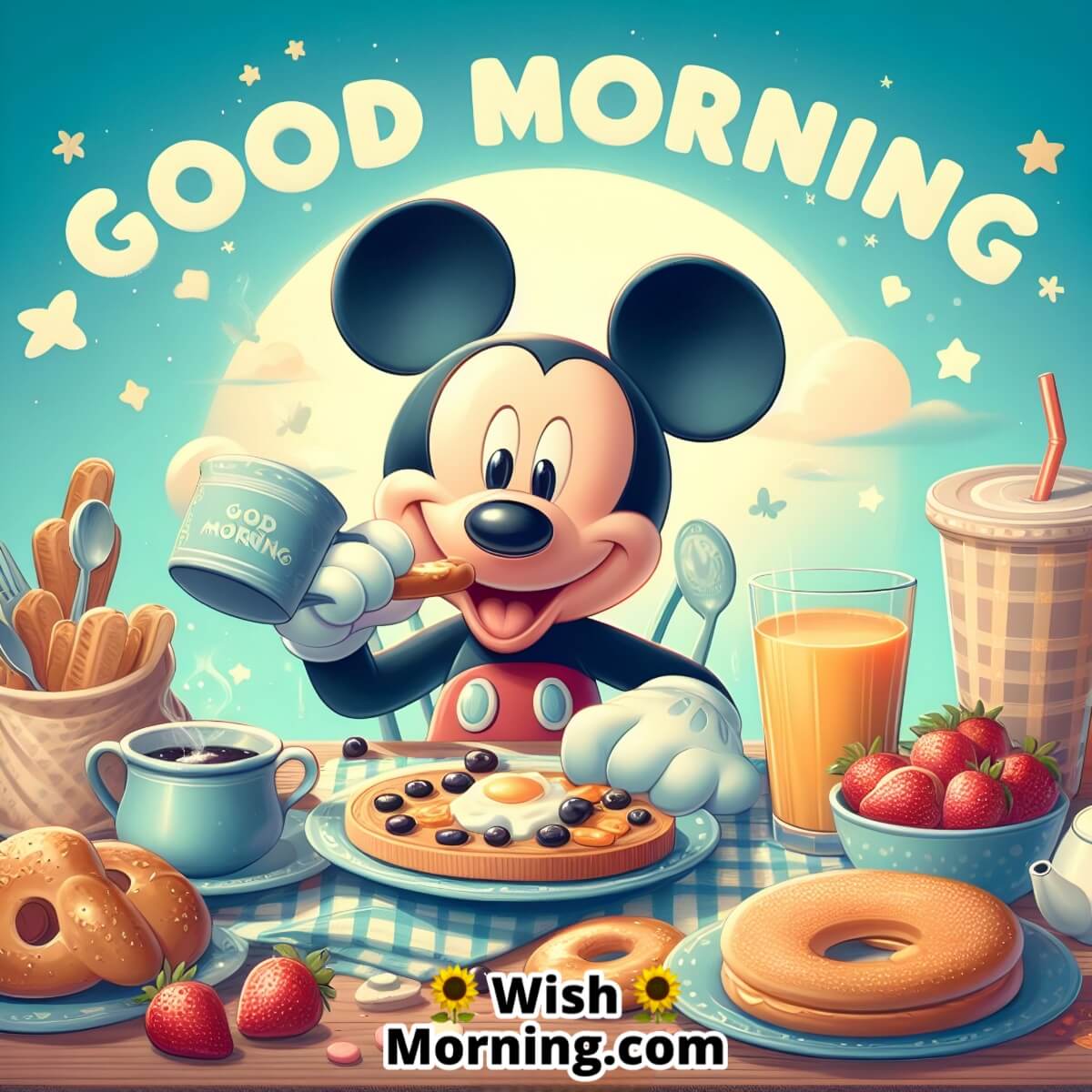 Good Morning Mickey Breakfast Images