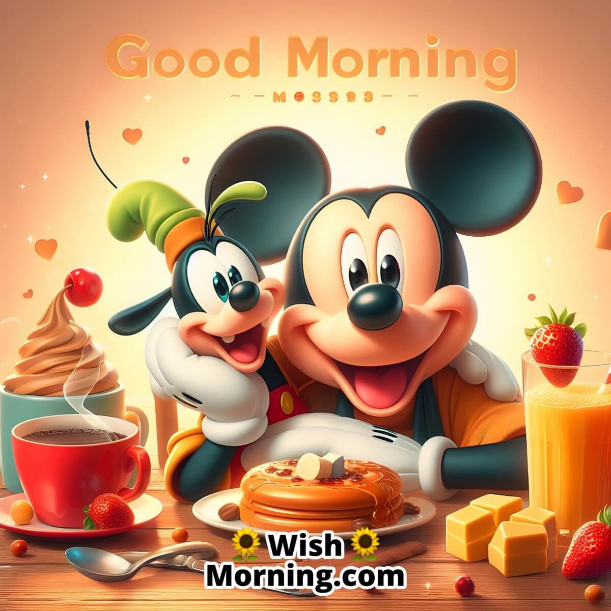 Good Morning Mickey & Goofy