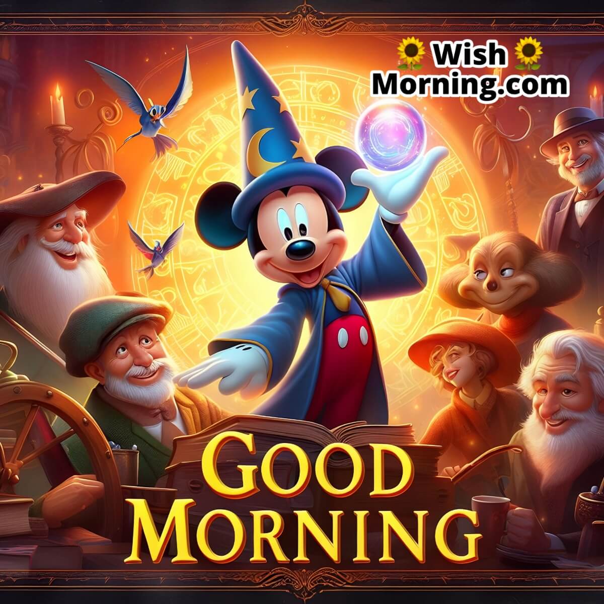 Good Morning Mickey Mouse In Fantasia