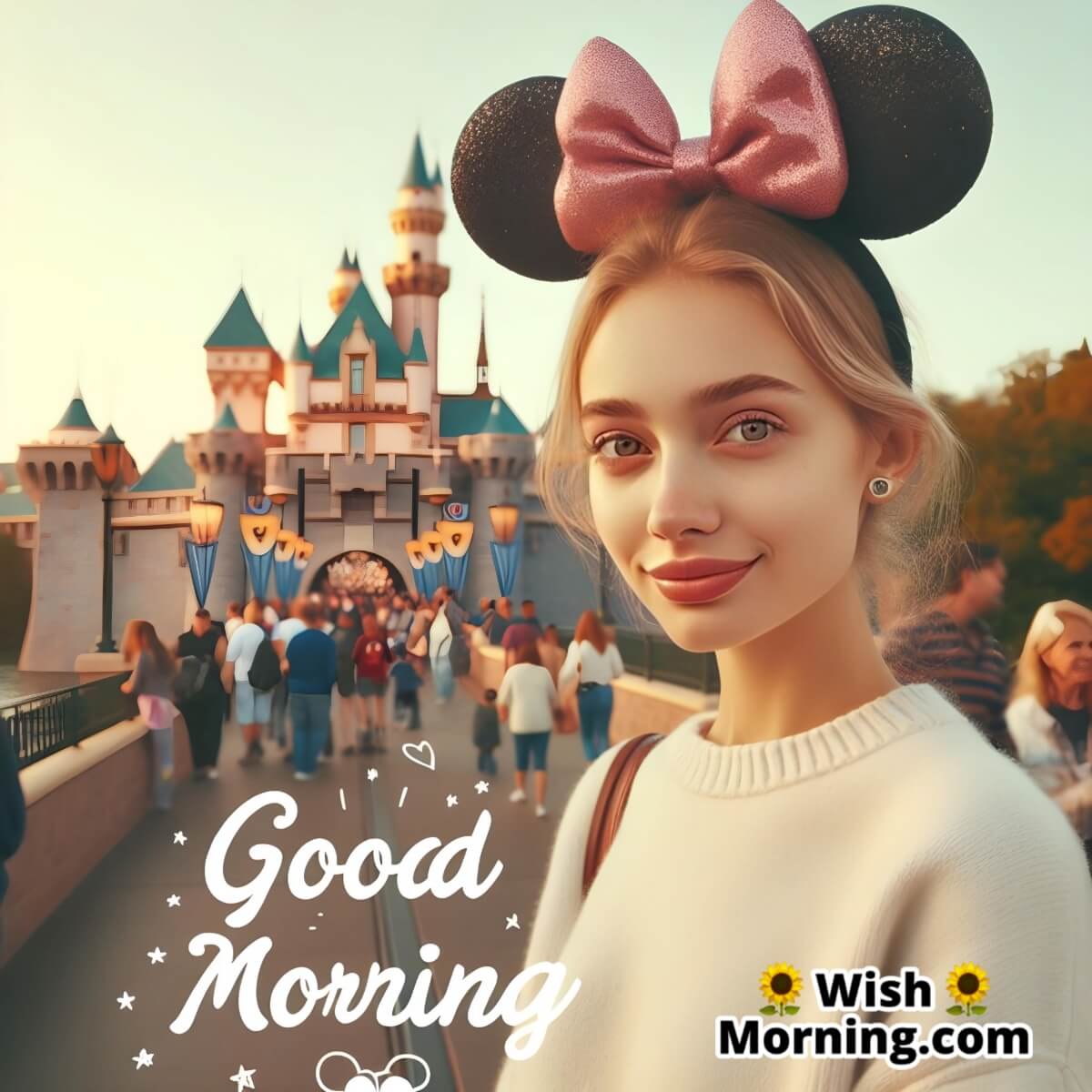 Good Morning Mickey Mouse Ears Photo