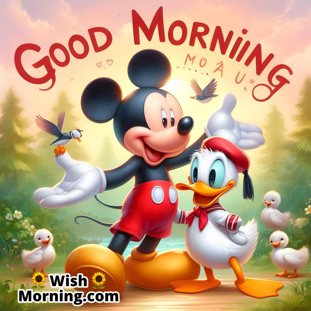 Good Morning Mickey With Donald Duck