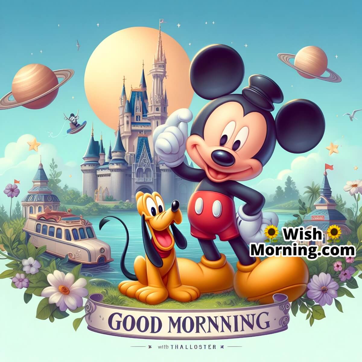 Good Morning Mickey With Pluto