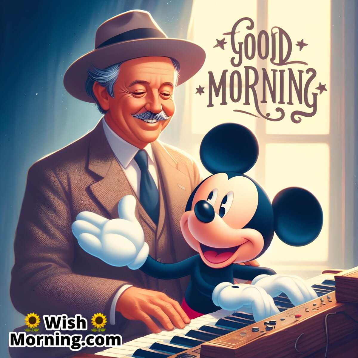 Good Morning Mickey With Walt Disney
