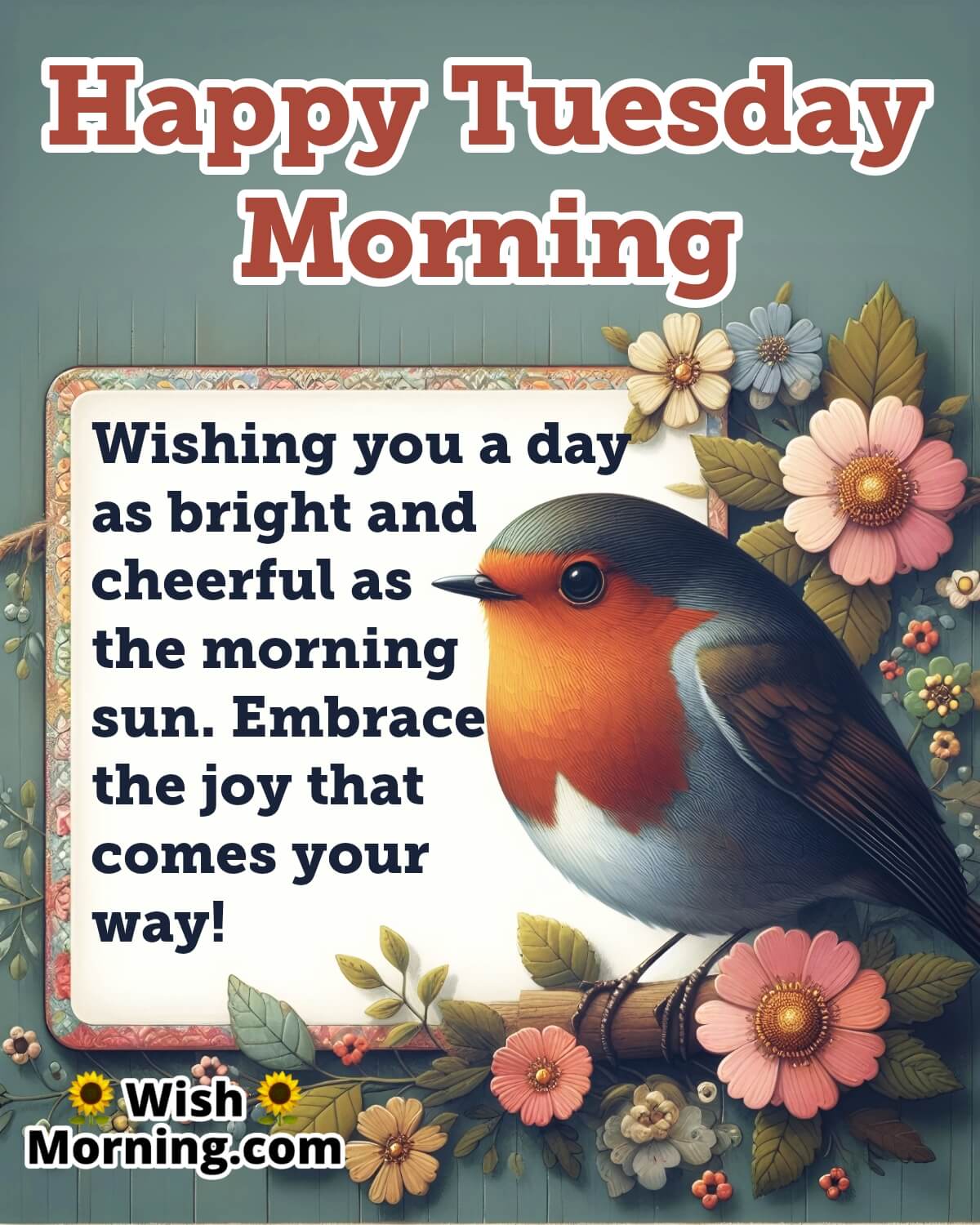 Happy Tuesday Morning Wish Image