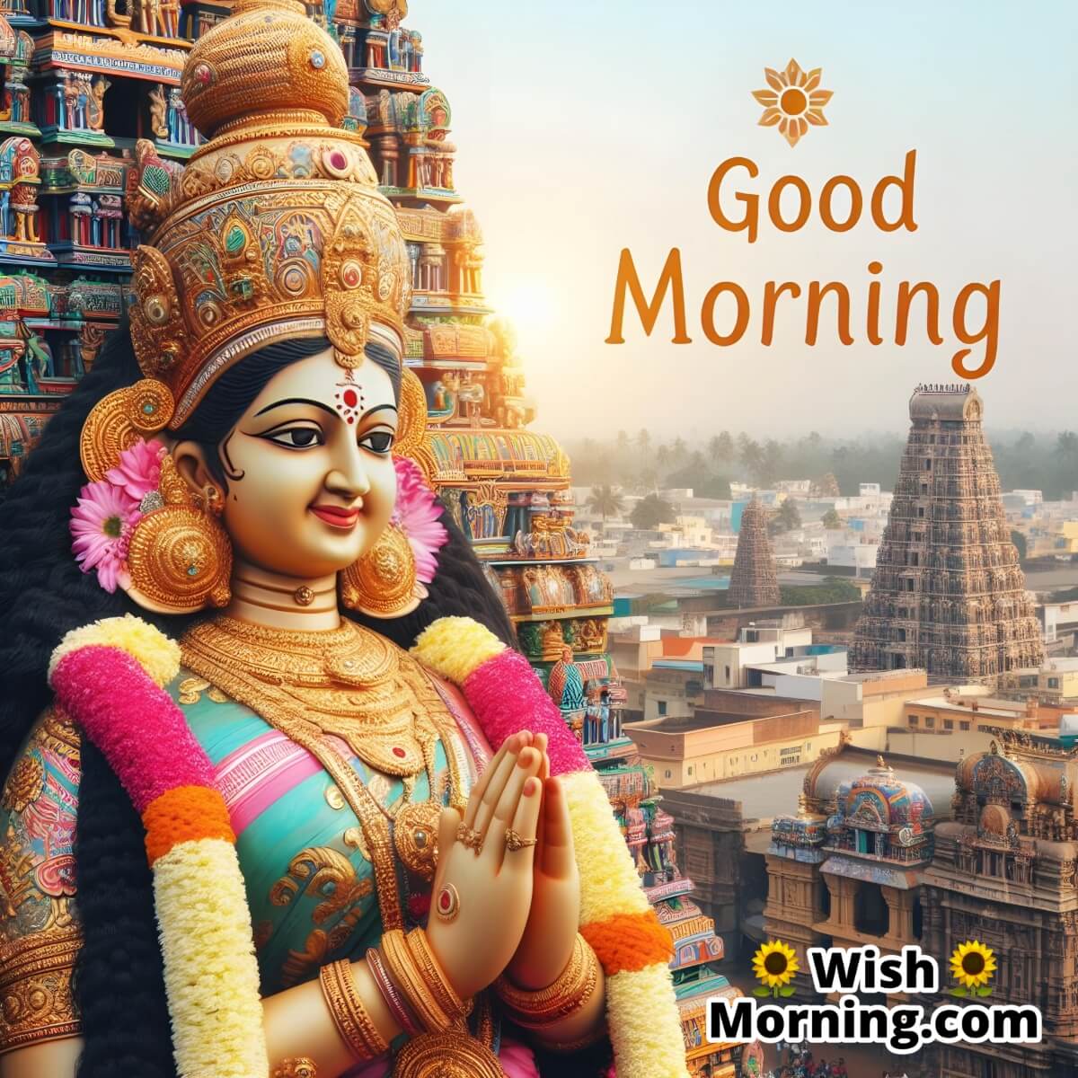 Morning Filled With Meenakshi Amman's Grace