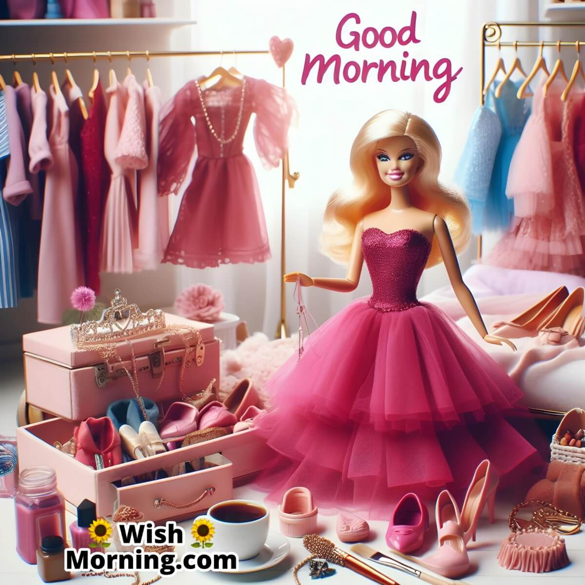 Start Your Day With Barbie Fashion