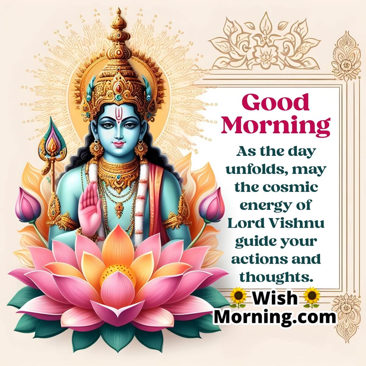 Start Your Day With Lord Vishnu's Blessings