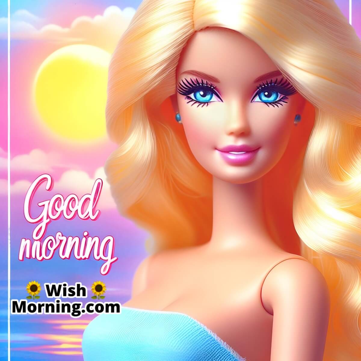 Sunrise With Barbie's Blonde Ambition