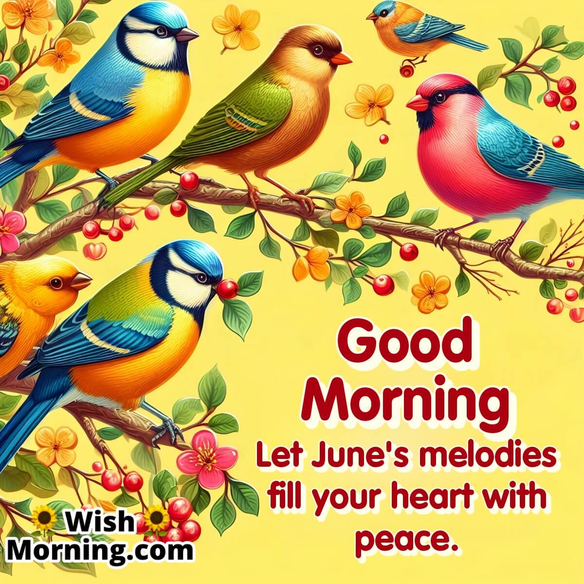 Chirping Birds In June Morning
