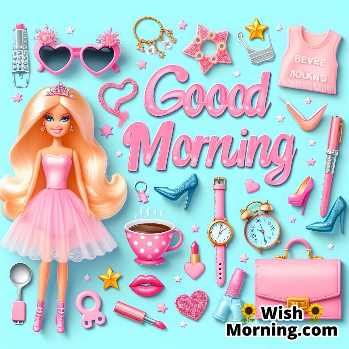 Good Morning Barbie With Accessories