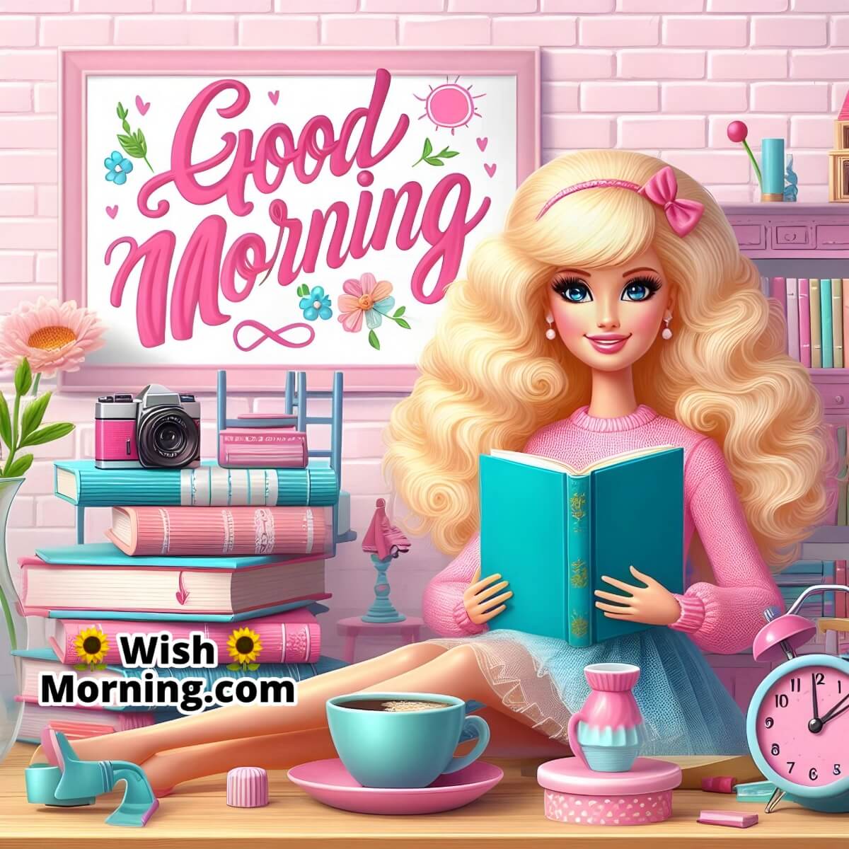 Good Morning Barbie With Books