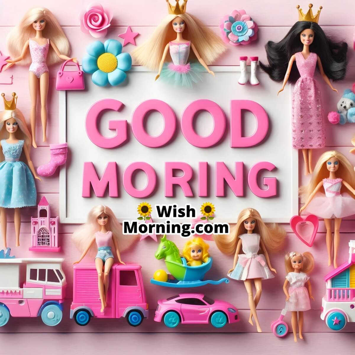Good Morning Barbie With Playsets