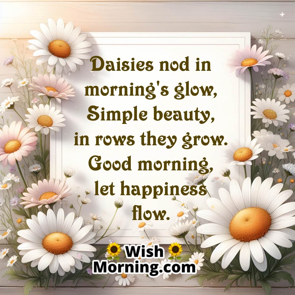 Good Morning Daisy Delightful Poem