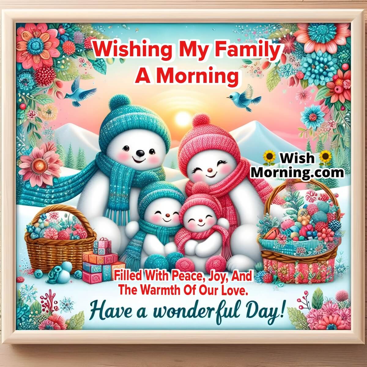 Wishing My Family A Morning