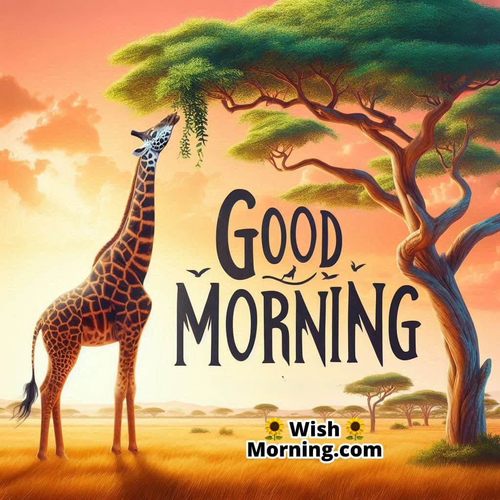 Good Morning Savannah Giraffe