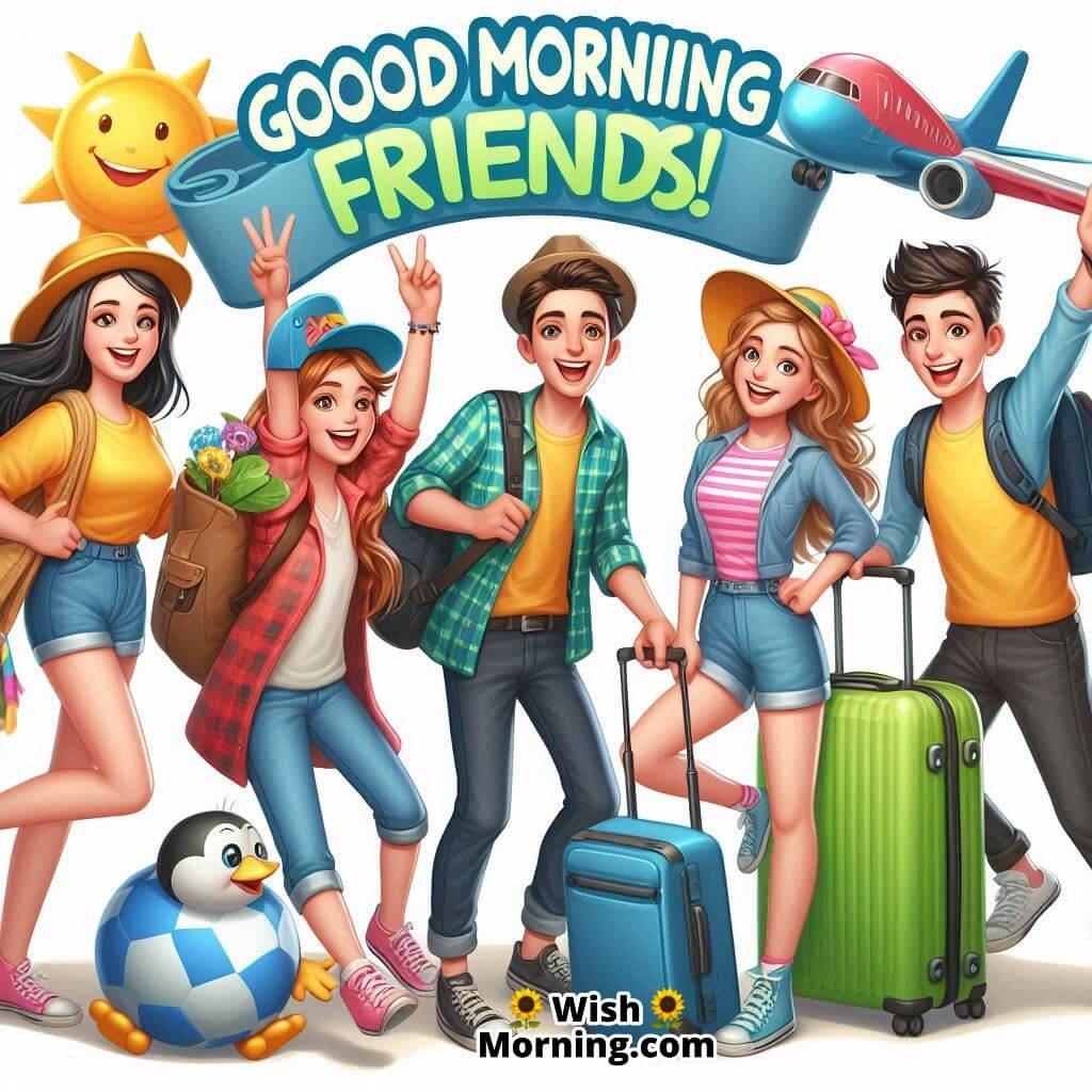 Wanderlust Friends Morning