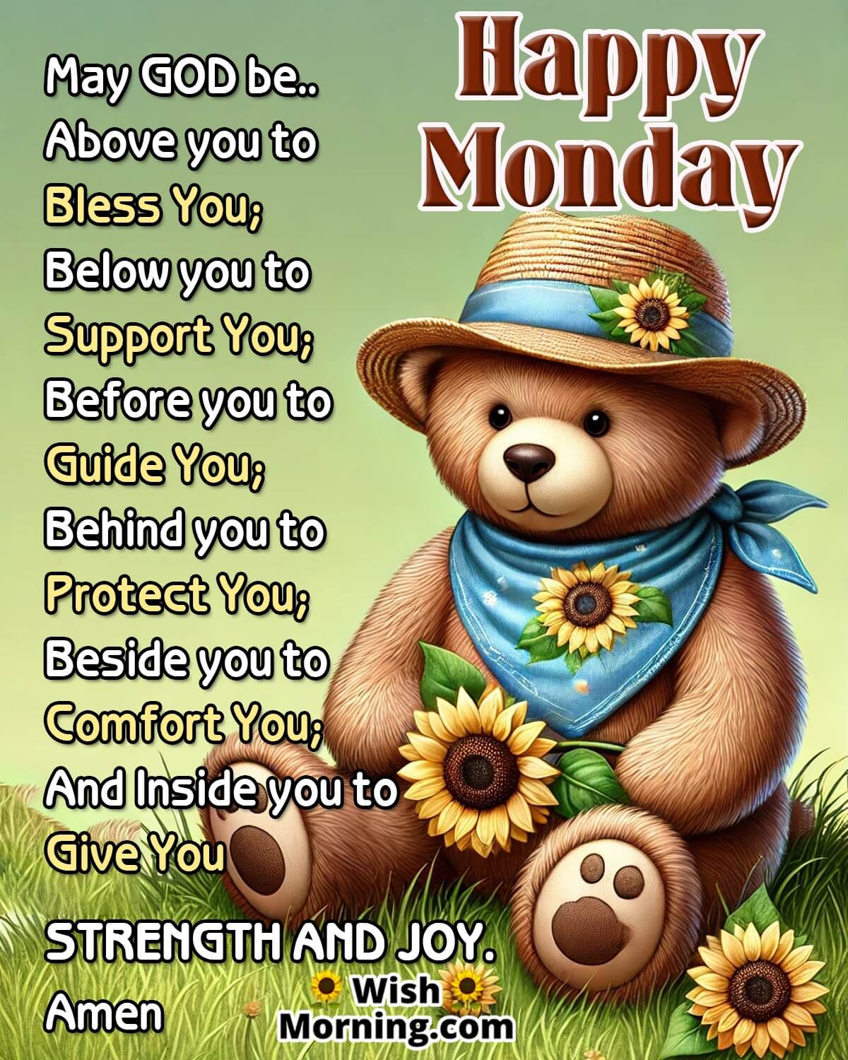 Monday Blessings Images - Wish Morning