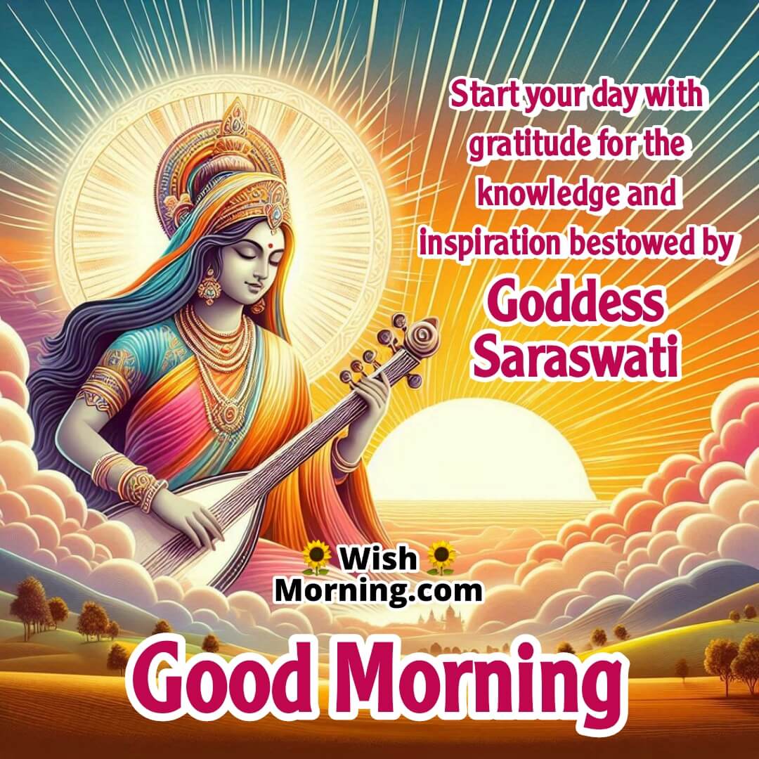 Saraswati Morning Greeting