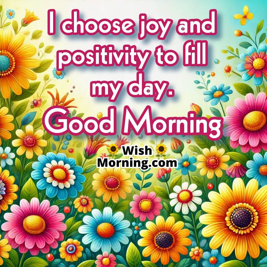 Vibrant garden with bright flowers representing joy and positivity.