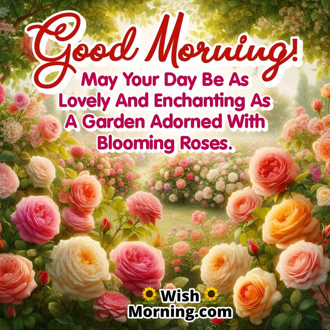 A blooming garden of roses symbolizing beauty and charm.