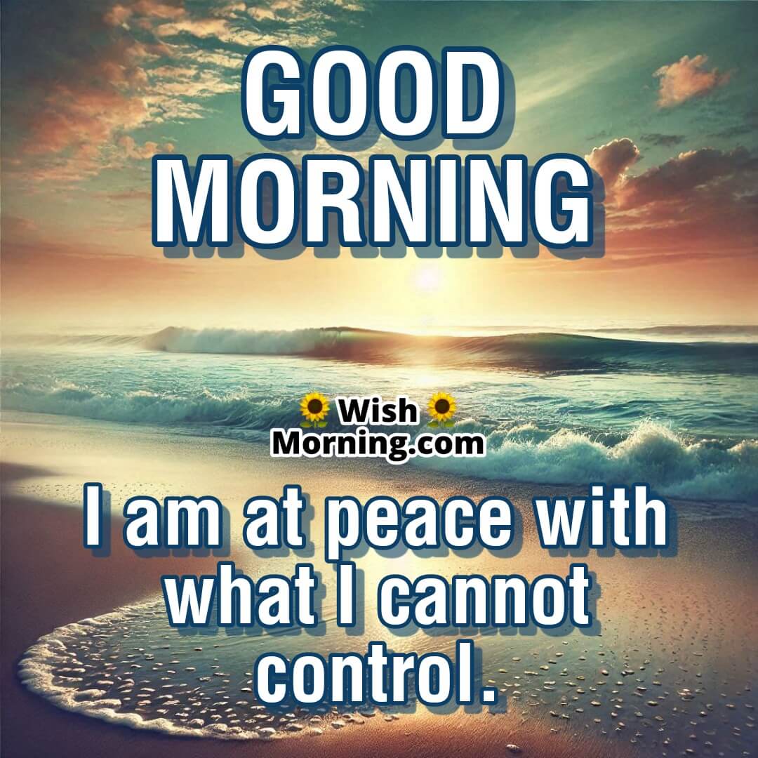 Sunrise over tranquil beach with soft waves symbolizing peace and acceptance.
