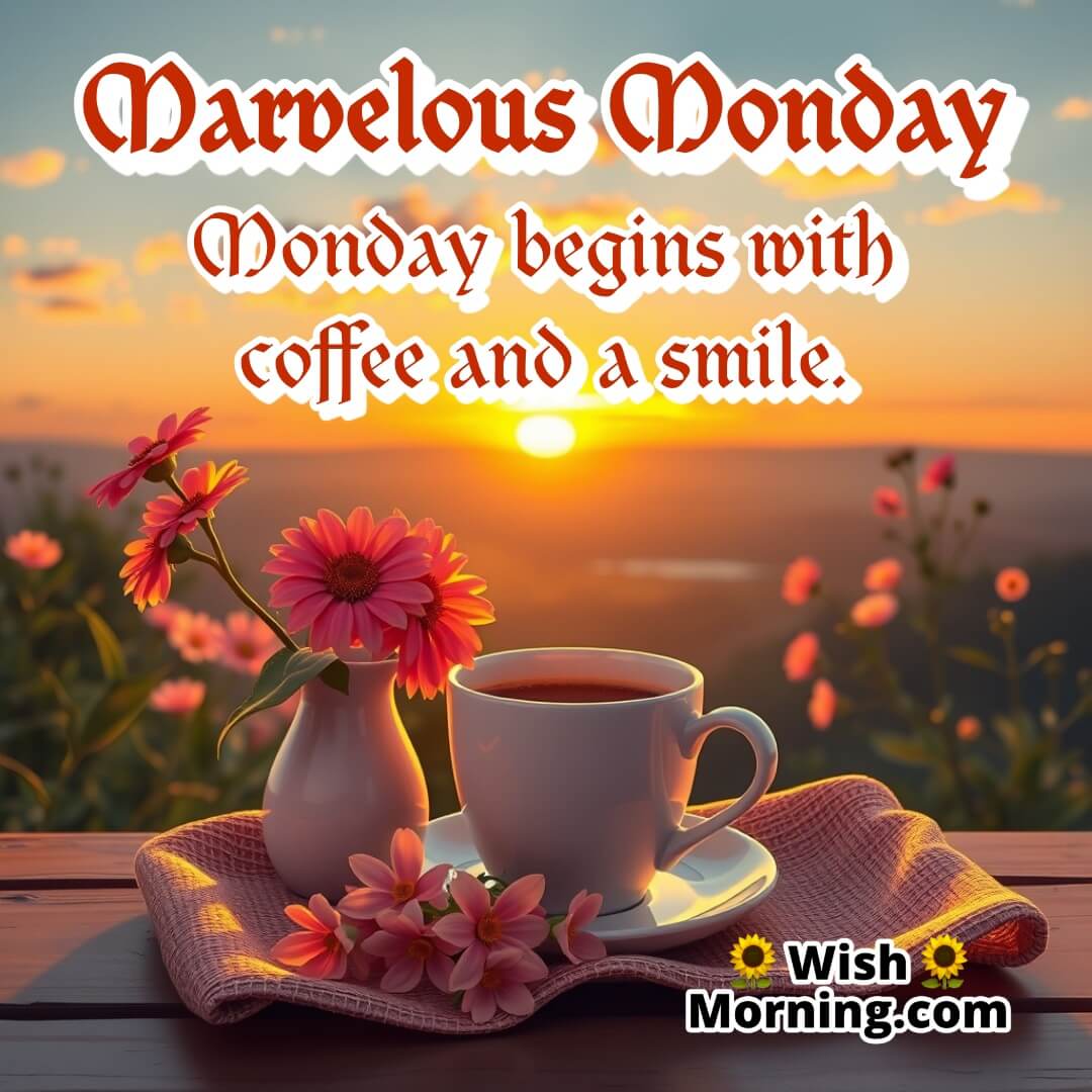 Marvelous Monday Coffee Message