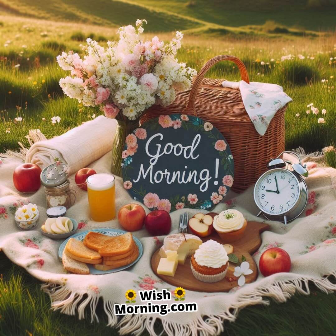Good Morning Spring Picnic In The Park