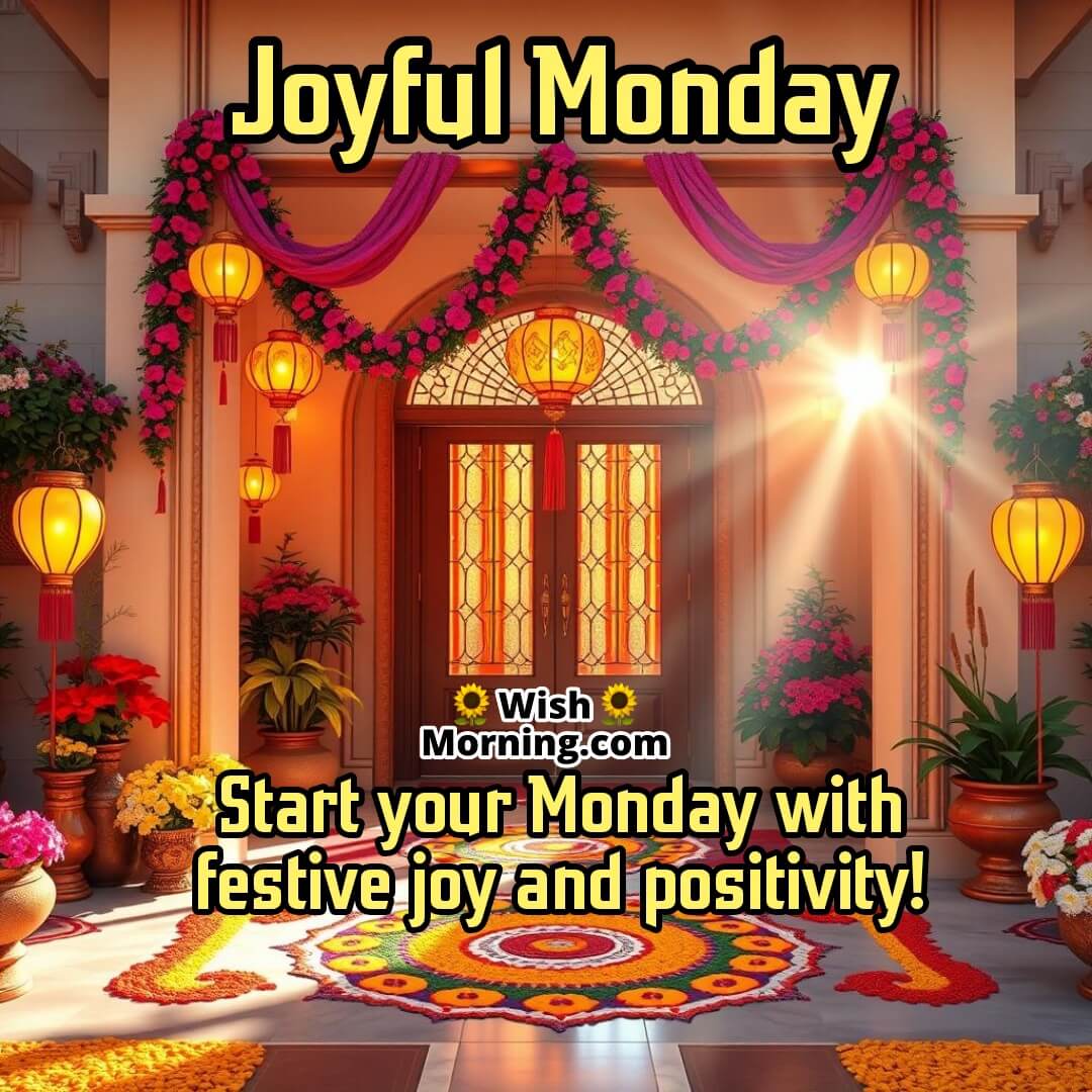 Joyful Monday Festive Morning