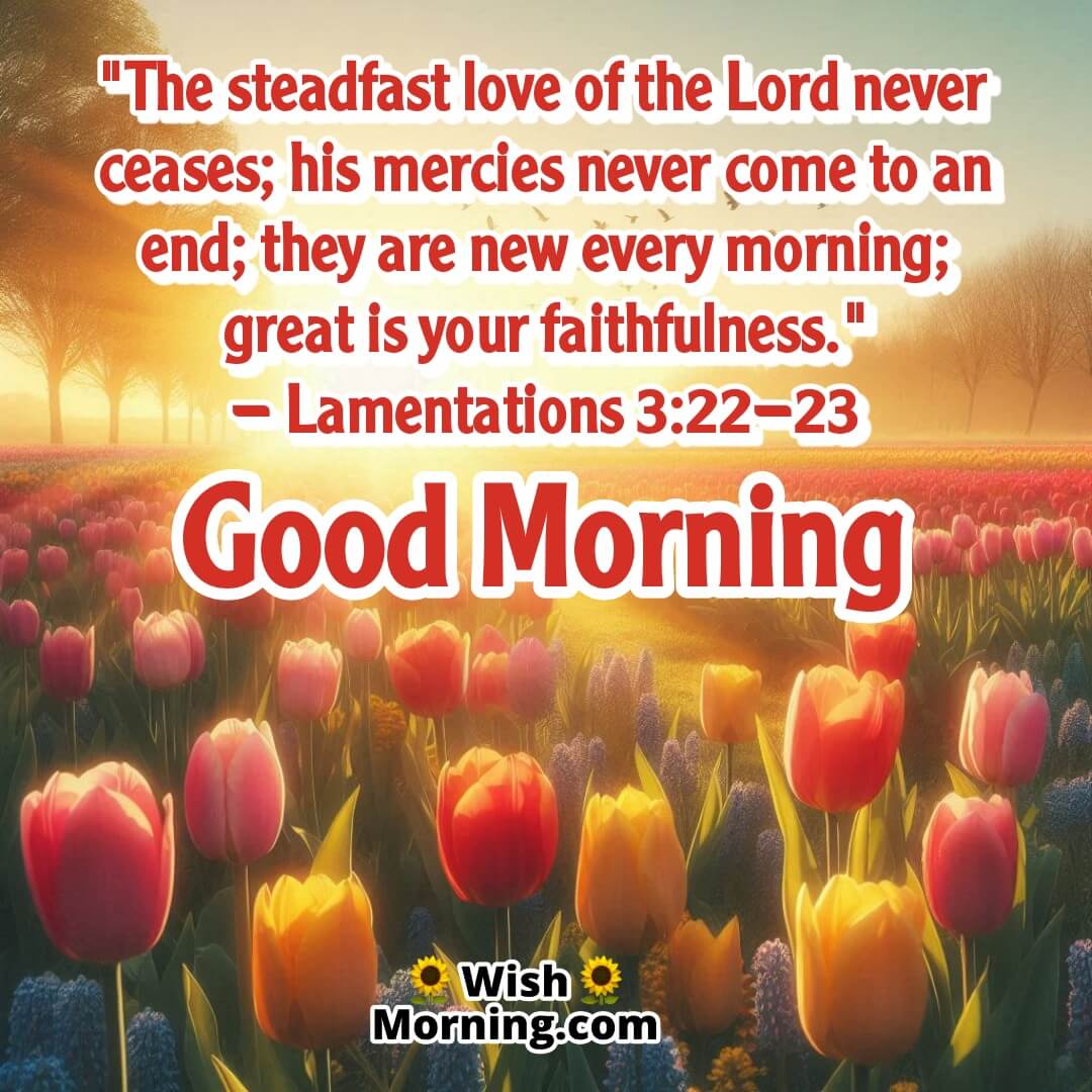 God’s New Mercies Every Morning