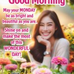 A cheerful morning scene radiating beauty, positivity, and happiness.