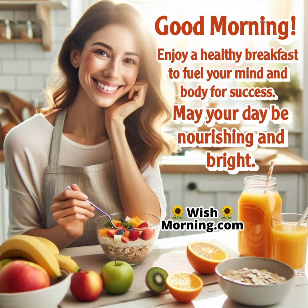 A refreshing and nourishing start to the day symbolizing health and positivity.