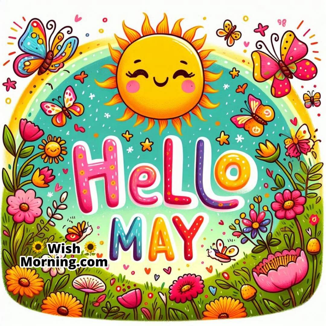 Hello May Sunshine Garden Pic