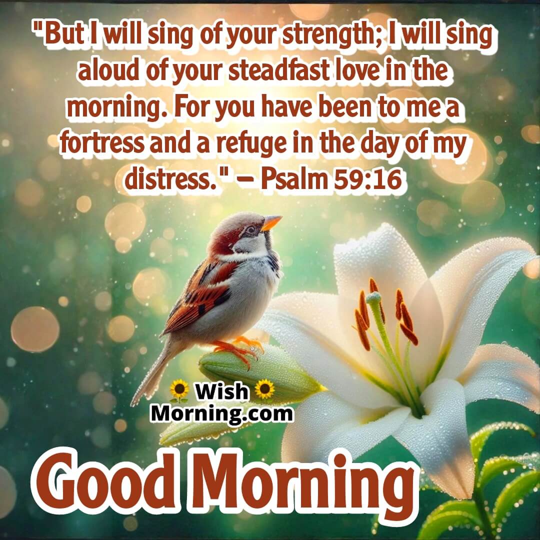Sing Of God's Strength And Love In The Morning