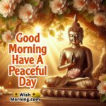 Good Morning Buddha Image Under Bodhi Tree