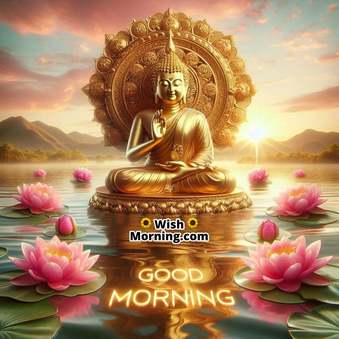 Good Morning Buddha Lake Reflection