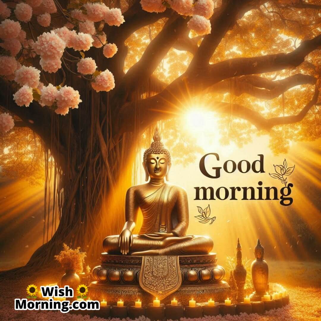 Good Morning Buddha Under Bodhi Tree