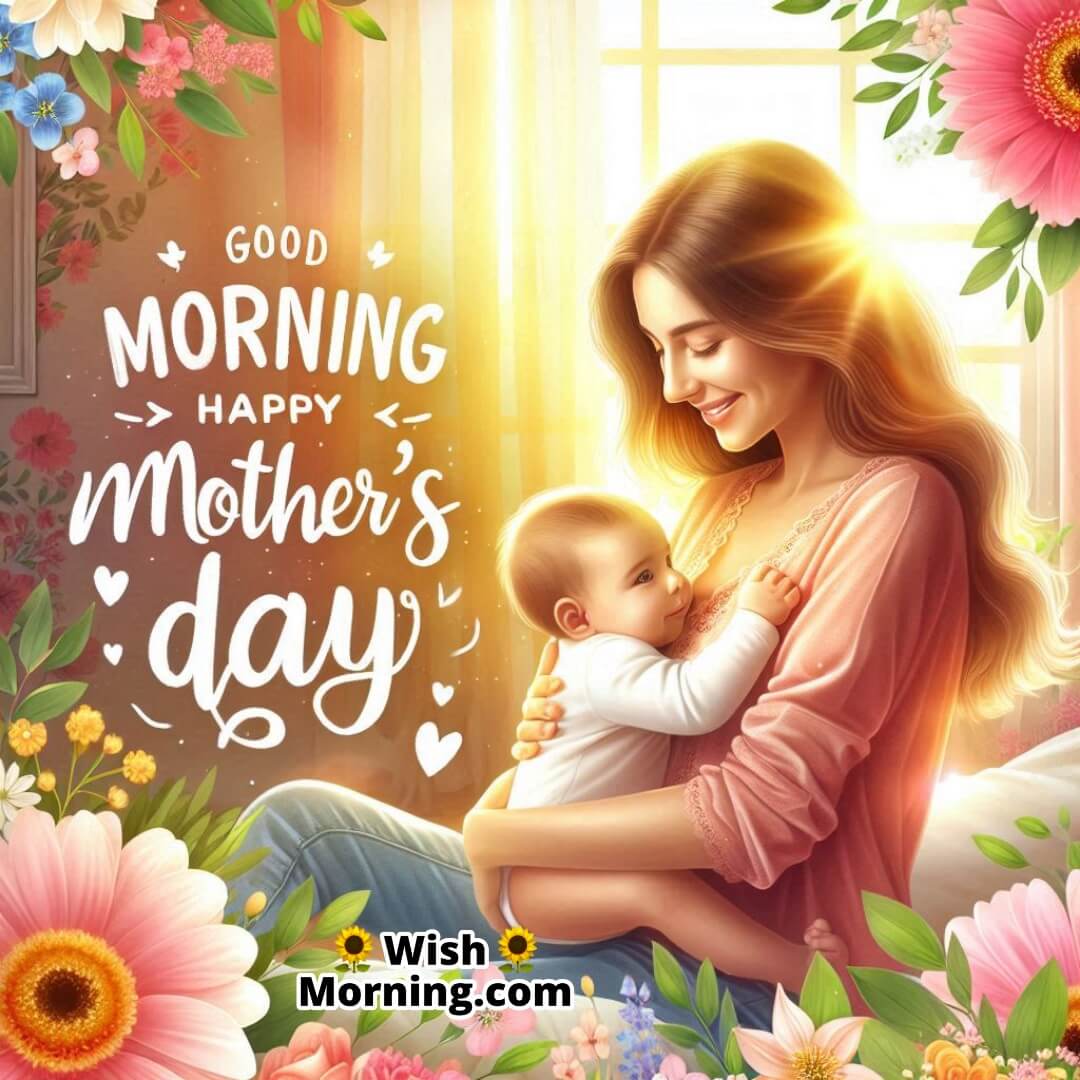 Good Morning Mother’s Day Baby And Mom Moment