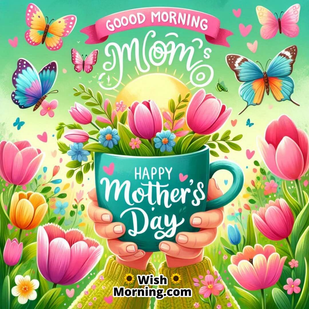 Good Morning Mother’s Day Garden Bloom Scene